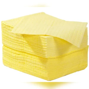 Paños Absorbentes para Químicos y Derrames de Sustancias Peligrosas